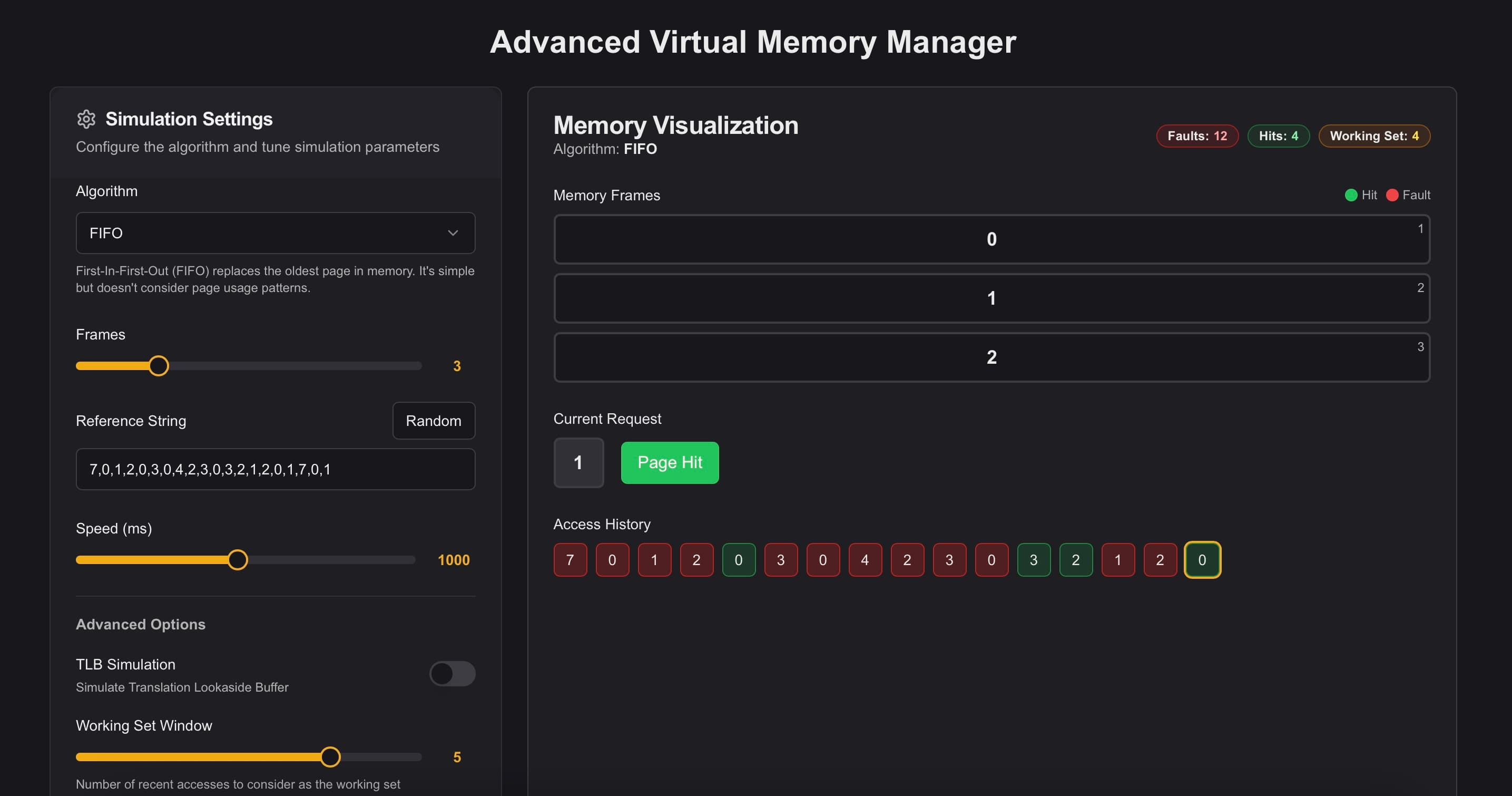 Virtual Memory Manager project cover